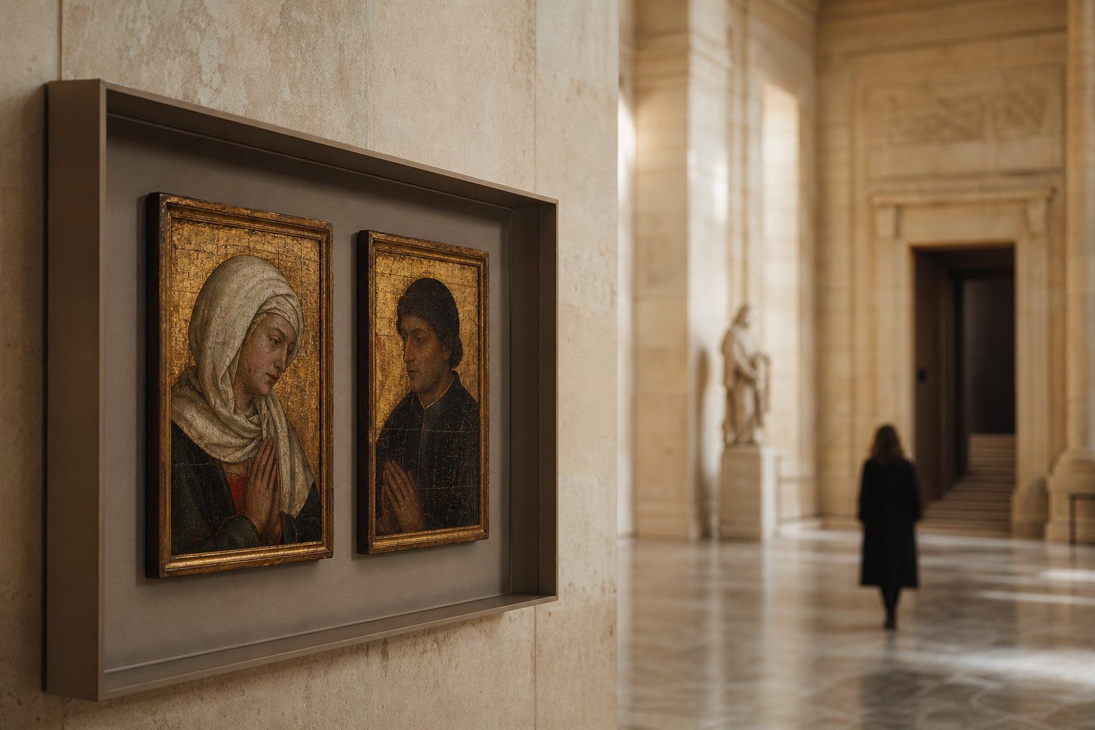 Caratteristiche materiali: due piccoli pannelli, un effetto monumentale