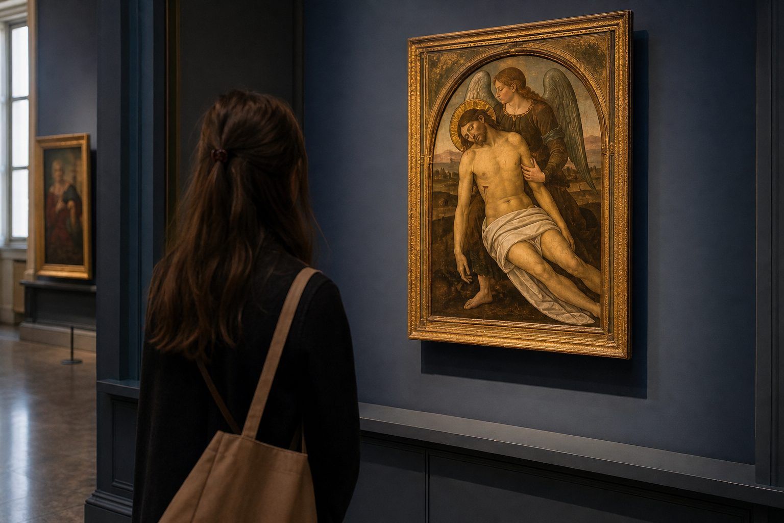 Cristo e l’angelo: come leggere il dipinto passo dopo passo