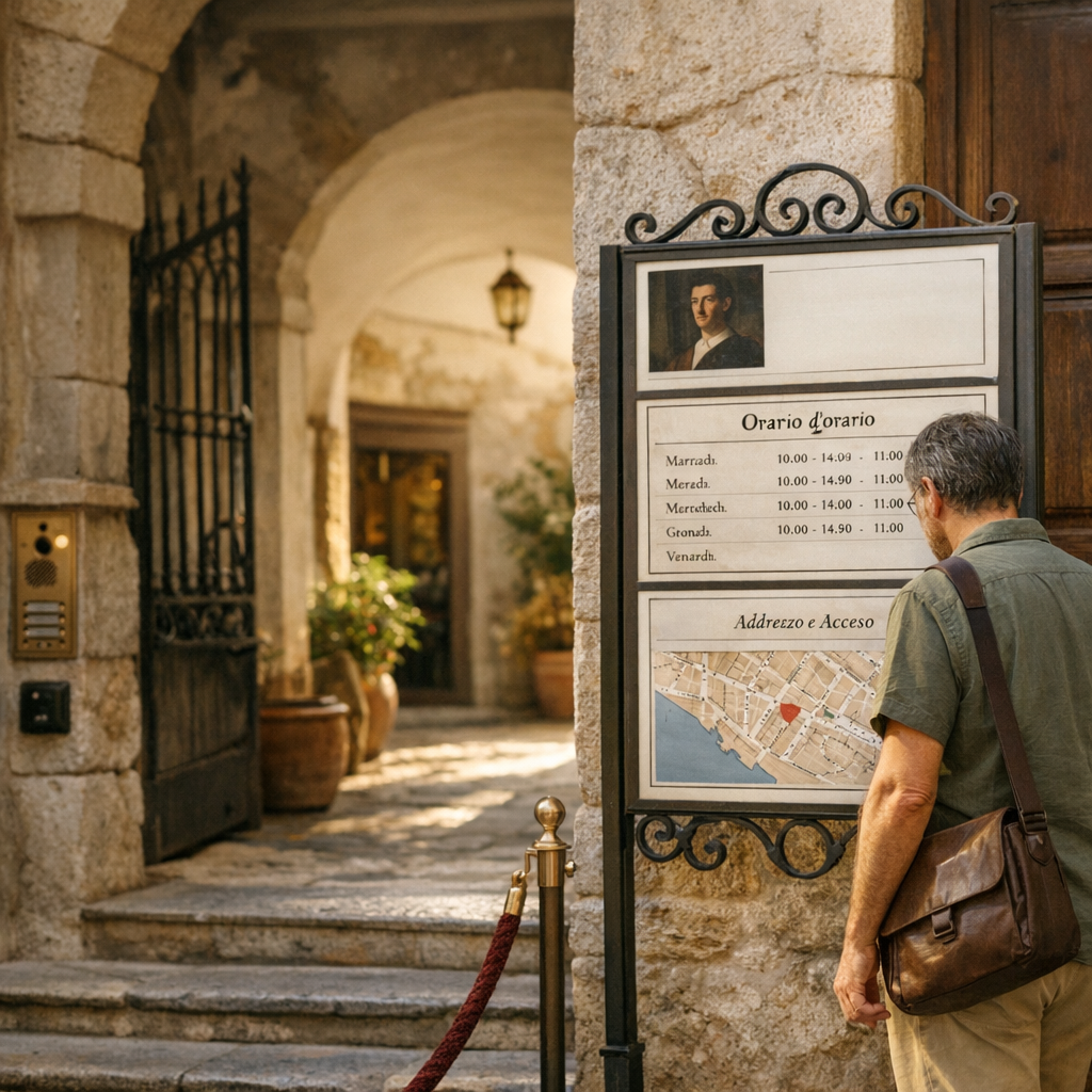 Modalità di accesso, indirizzo e orario per il pubblico