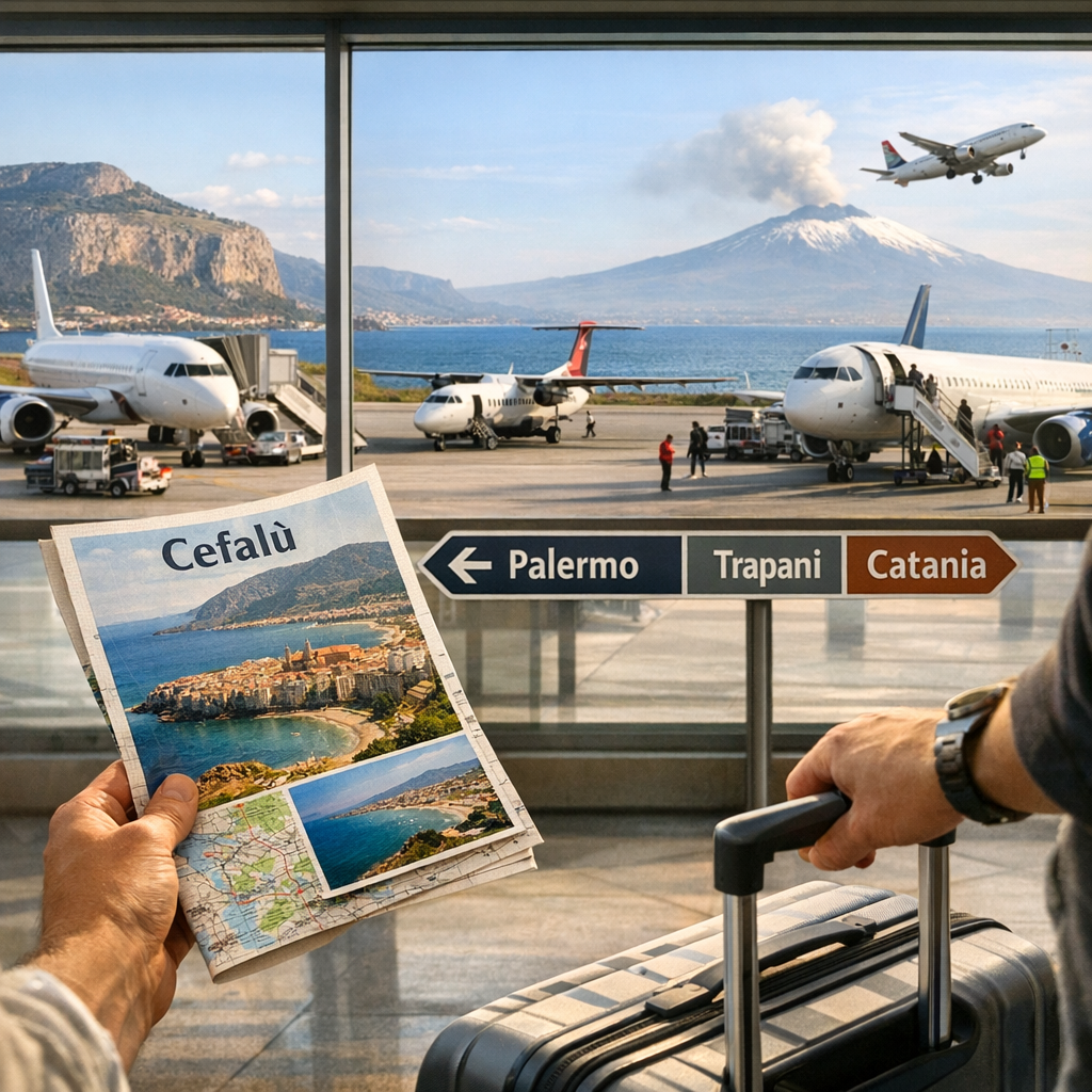 Dall'aeroporto di Palermo Punta Raisi, Trapani e Catania: quale scalo conviene davvero