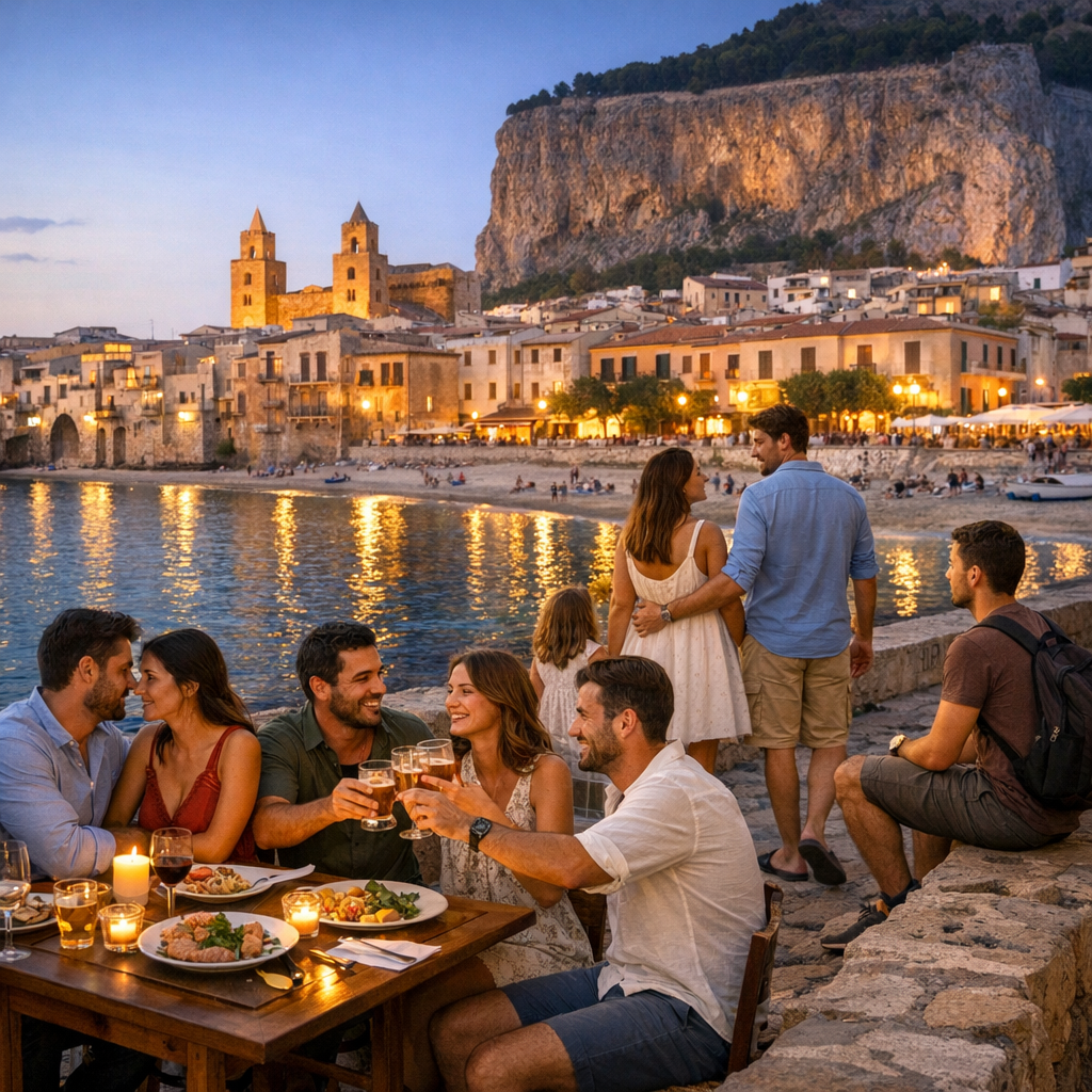 Tabella di scelta: la serata migliore a Cefalù per coppie, amici, famiglie e viaggiatori soli