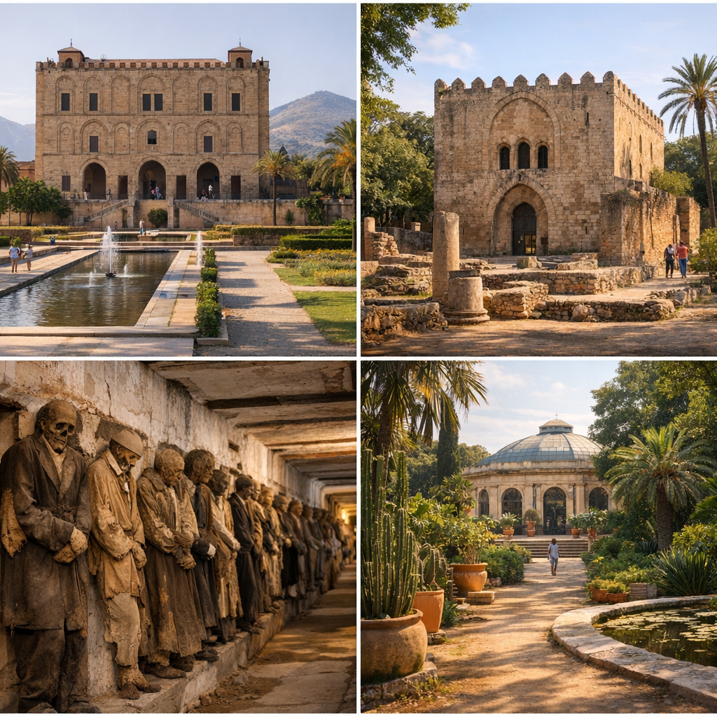 Castello della Zisa, Castello della Cuba, Catacombe dei Cappuccini e Orto Botanico: cosa tenere e cosa tagliare