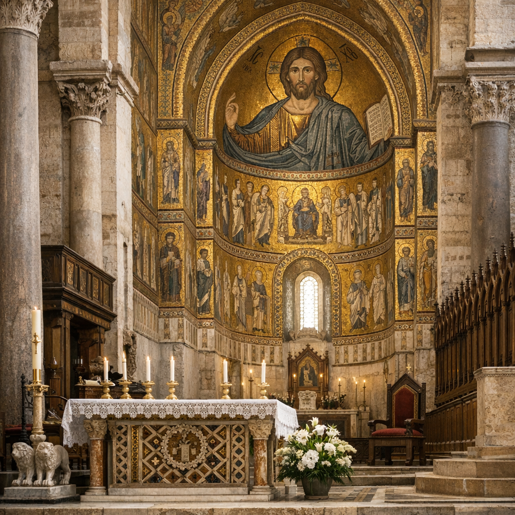 Architettura della cattedrale e opere del presbiterio