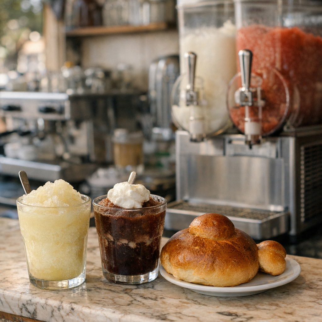 Quanto costa una granita siciliana nel 2026: prezzi al banco, brioche e macchina