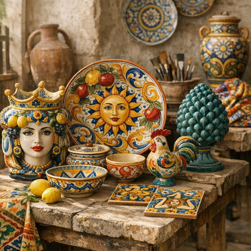 Tecniche, colori e motivi della tradizione siciliana