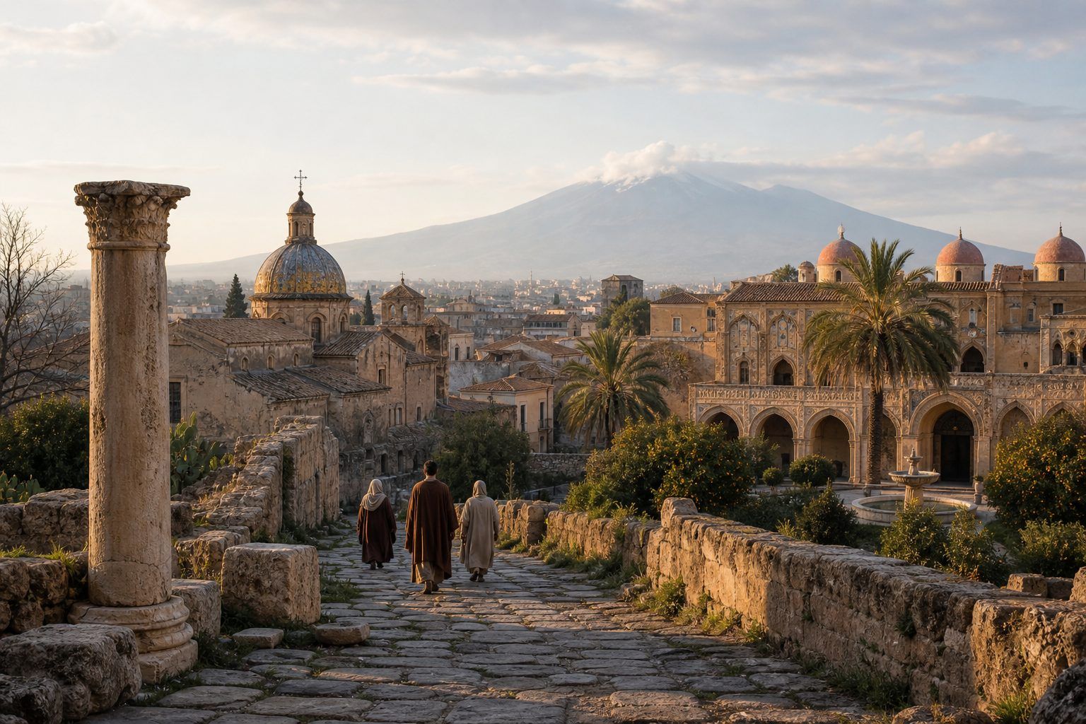 Romani, Bizantini e arabi: l'isola cambia lingua, città e paesaggio